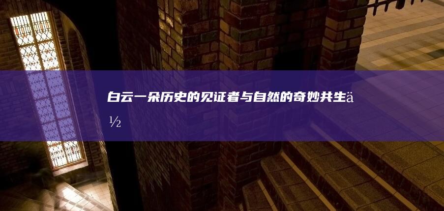 白云：一朵历史的见证者与自然的奇妙共生体